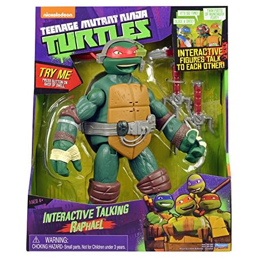 Teenage Mutant Ninja Turtles 11" Raphael Infrared Talking Turtles Figure - Image 4