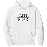 Inspirational Faith Over Fear Pullover Hoodie