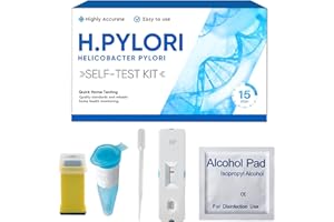 INSCAPE DATA H Pylori Test Kit, Highly Accurate Helicobacter Pylori Test Kit for Home Use - Result in 15mins - Easy to Use & Read