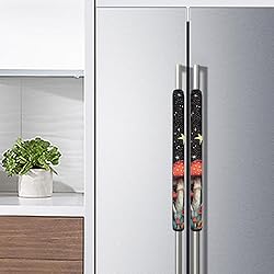 ASQVTIFE Mushroom Refrigerator Door Handle Covers