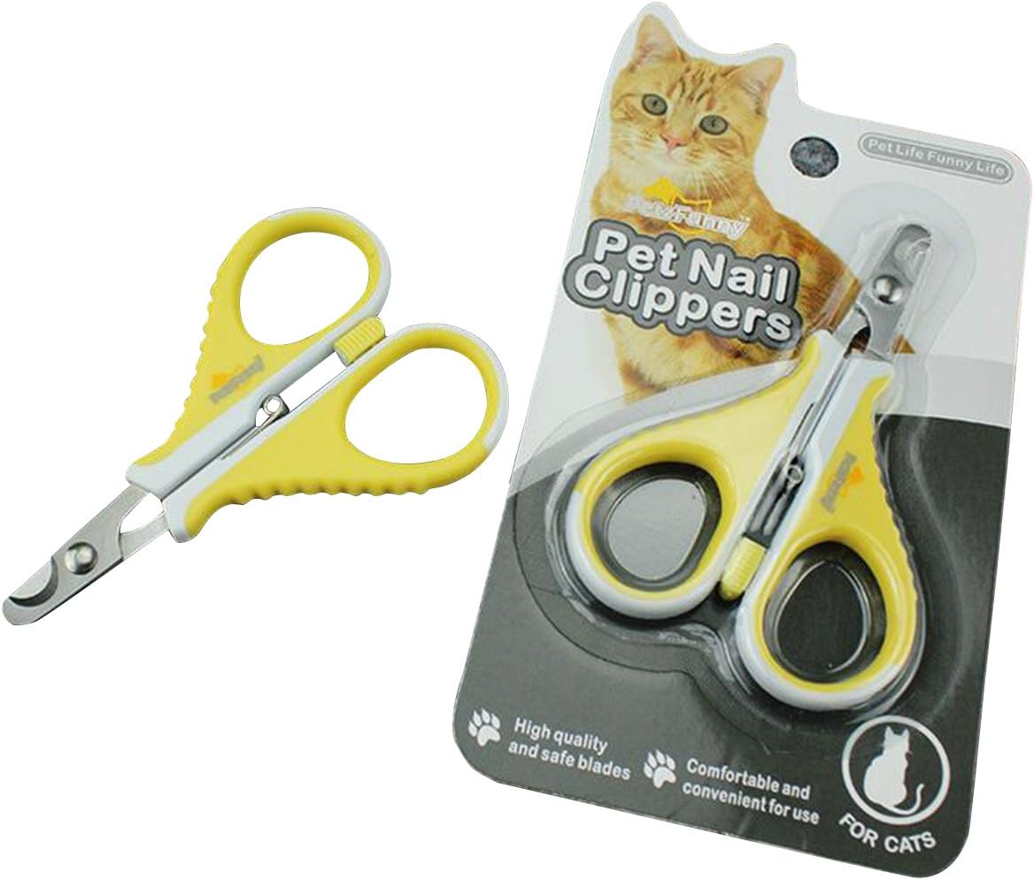 Adorrable Cat Nail Clippers Safe Non Slip Handle