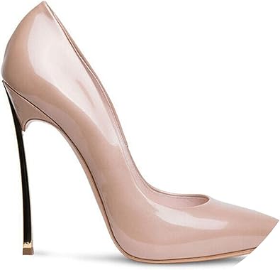 thin nude heels