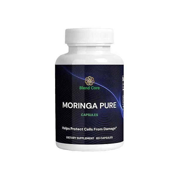 BLEND CORE MORINGA ANTIOXIDANT CAPSULES – NATURAL MORINGA OLEIFERA – 800 MG ENERGY, METABOLISM, & IMMUNE SUPPORT.
