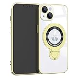 EiYioun Plated Case for iPhone 13 Mini with Metal