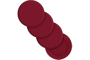 AYCHLG Round Bar Stool Seat Covers Washable Stool Cushion Slipcover Elastic Bar Chair Covers for 12-14 14-17 Inch Chair Home Bar Hotel Use