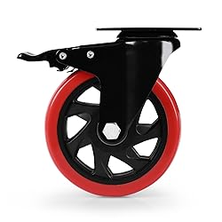 Caster Wheel, Heavy Duty 5 Inch Caster, Locking