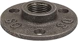 TICFOX 10Pcs 1/2" Cast Iron Floor Flange 3 Hole Pipe Fitting Steampunk Base DN15 view 5