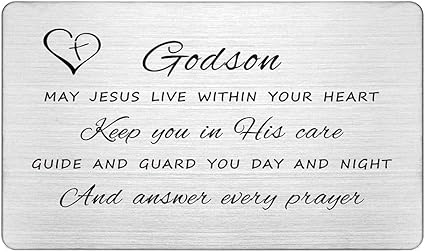 christening gifts for godson