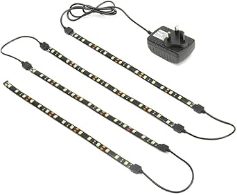 Cinturón De Peso Ligero Colorido 4 * 30cm 5050 Negro LED debajo del kit