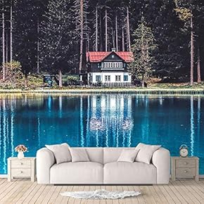 Wall Murals for Bedroom Beautiful Nature Norway Natural Landscape Large Removable Wallpaper Peel and Stick Wall Stickers - 66x96 inches