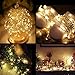 HIG 10-Pack LED String Lights Battery Operated 6.6ft/2m 20LEDs Warm White Fairy Lights - Moon Starry String Lights For Wedding Centerpiece Dinner Party Decoration, Fairy Dress Costume Making