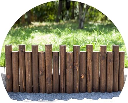 Wxqiang Gartenzaun Bildschirmrand Abschnitt Patio Rustikal Aussendekoration Durable Verstarkung Insect Control Antiseptische High And Low Entwurf Color Length90cm Size 35 40cm Amazon De Kuche Haushalt
