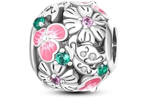 MULA 925 Sterling Silver Charms for Bracelets and Necklaces Handbag Dangle Pendants Beads Cute Cat Turtle Charms Jewelry for Women