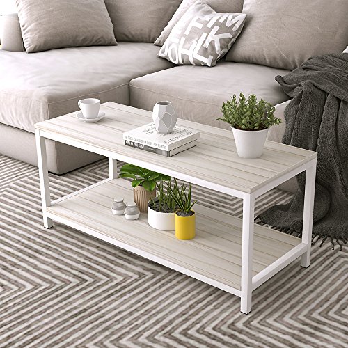 image for DlandHome Dland Coffee Table TV Stand 39'', Rectangular Composite Wood