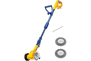 WITLIGHT Cordless Crack Weeder Compatible with Dewalt 20V MAX Battery (Tool Only) Grout Cleaning Tool with 1,200RPM Speed, Wire/Nylon Brush, Safety Lock, Splash-Resistant for Floor, Crevice Weeding