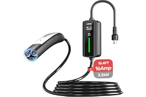 Unitek Level 1 & 2 Tesla Wall Charger - Portable EV Charger for All Tesla, 16Amp 3.5KW 240V Mobile Charger Connector for Tesla, EV Charging Station for Tesla, Tesla Home Charger for ModelY/3/S/X