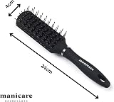 Manicare Vent Hairbrush for Blow Drying and Styling - Ball Tipped Bristles view 3