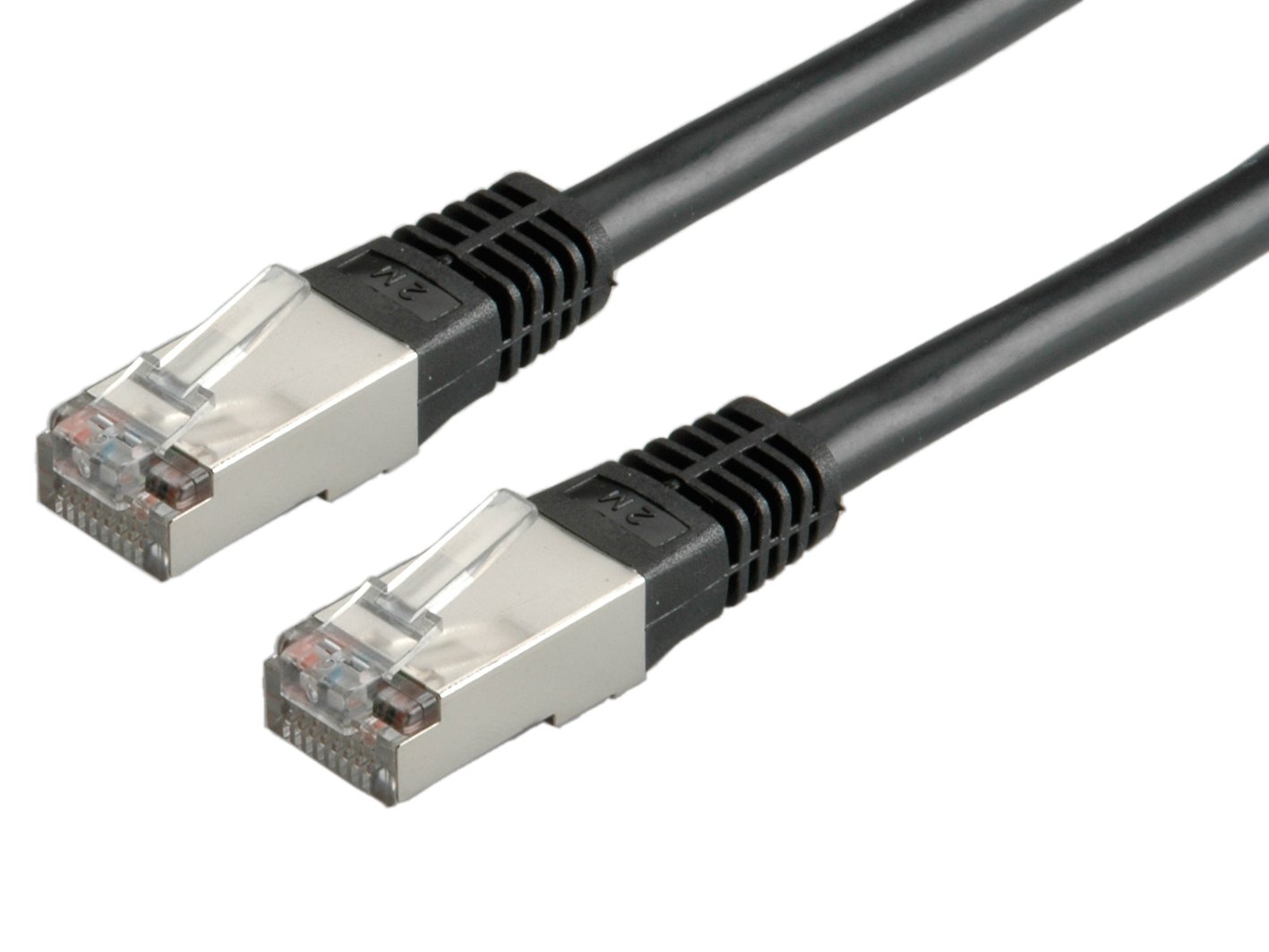 Value | S/FTP (PIMF) Patch Cord | Cat.6 | Black | 0.5 m — image 1