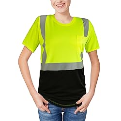 DPSAFETY High Visibility Shirts Quick Dry Safety T