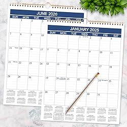 Calendar 2025-2026 - Wall Calendar Runs from Jan