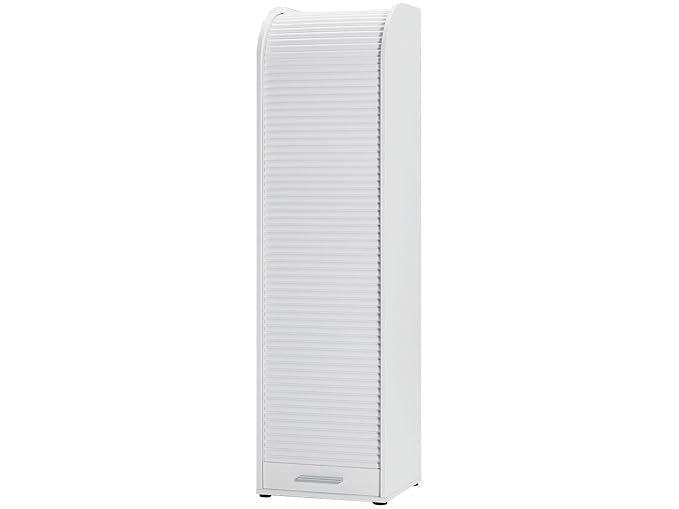 Rolloschrank Jalousienschrank Büroschrank Aktenschrank Schrank 'Organizer I' (Weiß-Matt/Weiß)