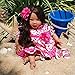 Paradise Galleries Reborn Toddler, Hawaiian Hula Girl Doll Lei Aloha, 20 inch GentleTouch Vinyl, 5-Piece Doll Gift Set