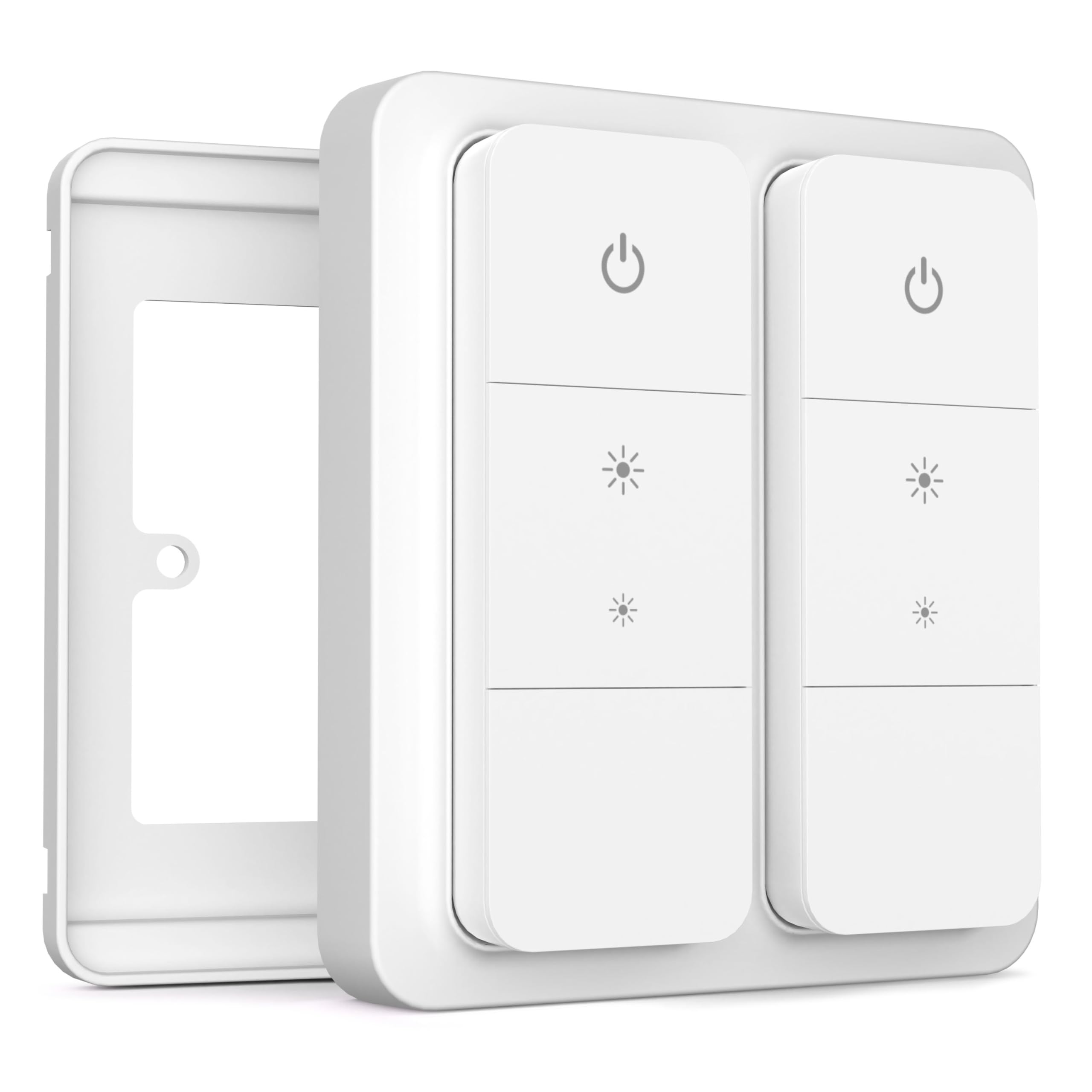 IYOKI® Pro Switch Cover for Philips Hue Dimmer V2, Compatible with Hue Switch Cover, Remote Light Switch Plate Adapter, 2-Gang (1-Pack) — image 1