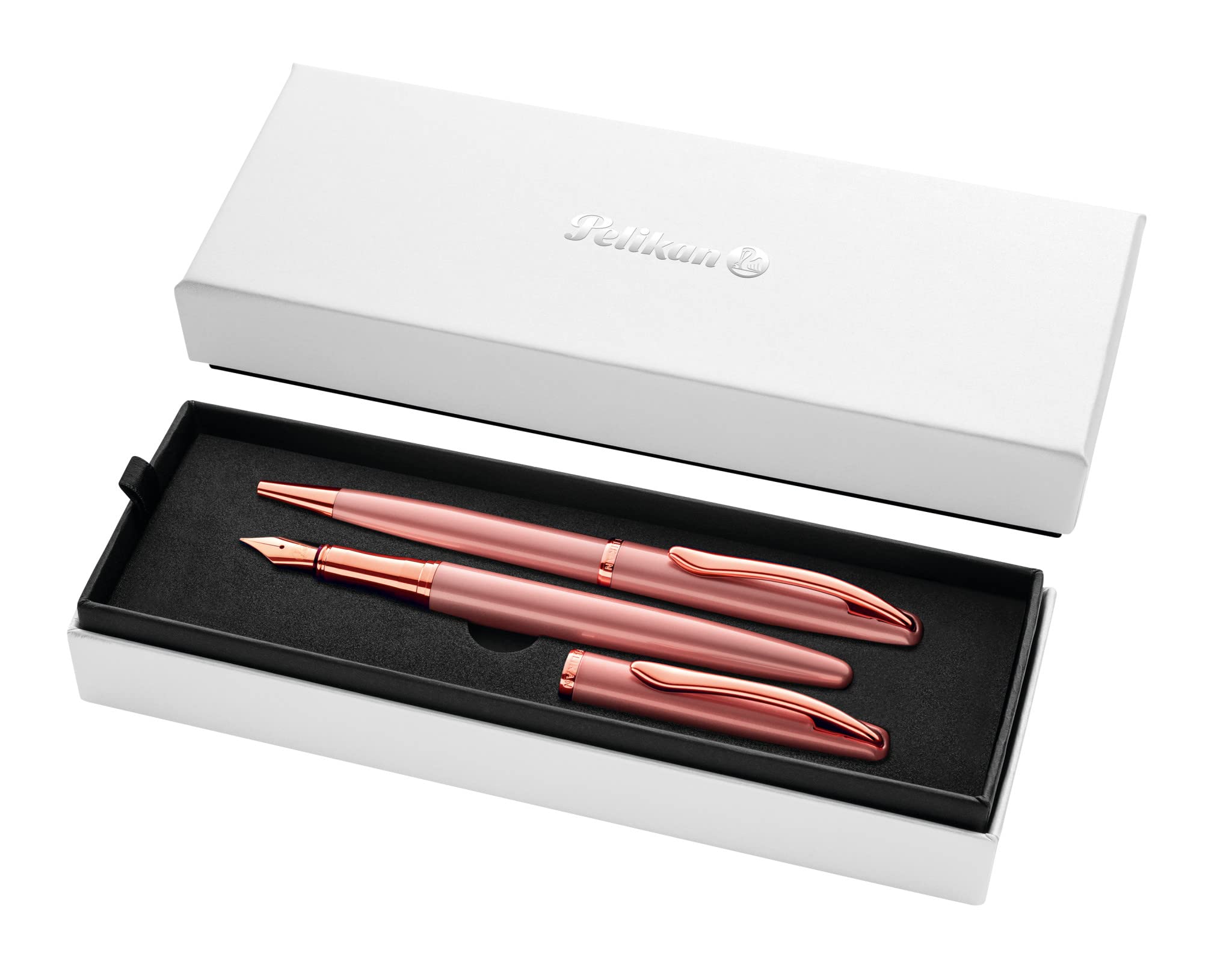 Pelikan SET - Ballpoint pen and Fountain pen Jazz Noble Elegance in Gift Box - Rose