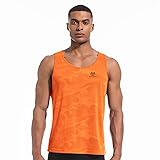 Sanken Men's Quick Dry Workout Tank Tops Breathable