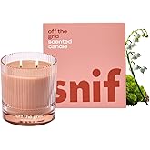 Off The Grid Luxury Scented Candle by Snif, Warm and Calming Candle, 50+ Hours, 100% Cotton Fiber Wicks, Soy Wax Blend, Non-Toxic, Vegan, 8.5 oz