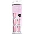 KISS imPRESS No Glue Mani Press On Nails, Color, 'Pink Dream', Pink, Medium Size, Coffin Shape, Includes 30 Nails, Prep Pad, Instructions Sheet, 1 Manicure Stick, 1 Mini File