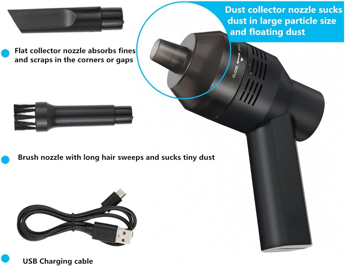 Keyboard Cleaner with Cleaning Gel, MECO Rechargeable Mini Vacuum Cordless Vacuum Desk Vacuum Cleaner, Best Cleaner for Cleaning Dust,Hairs,Crumbs,Scraps for Laptop,Piano,Computer,Car and Pet House: Electronics