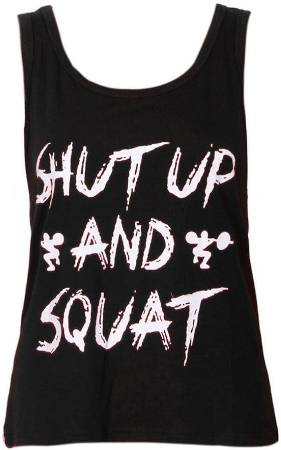 Women Workout Tank Top T-Shirt - Gym Clothes Fitness Yoga Vest