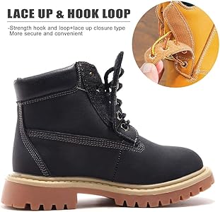 youth lace up work boots