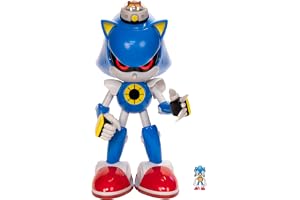 Sonic The Hedgehog Giant Metal Sonic Action Figure Toy 20-Inch Battle Set