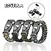 ECVILLA Paracord Bracelet, Survival Bracelet with Compass, Fire Starter, Emergency Knife & Whistle EDC Hiking Gear- Camping Gear