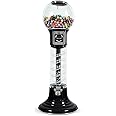 Gumball Machine with Stand - 4 FT Commercial Spiral Bubble Gum Machine - Coin Mechanism $0.25 Dispenses 1” Gumballs - Vending Machines for Kids