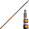 7-30 ft Long Telescopic Extension Pole // Multi-purpose Extendable Pole with Universal Twist-on Metal Tip // Lightweight and Sturdy // Best Telescoping Pole for Painting, Dusting and Window Cleaning