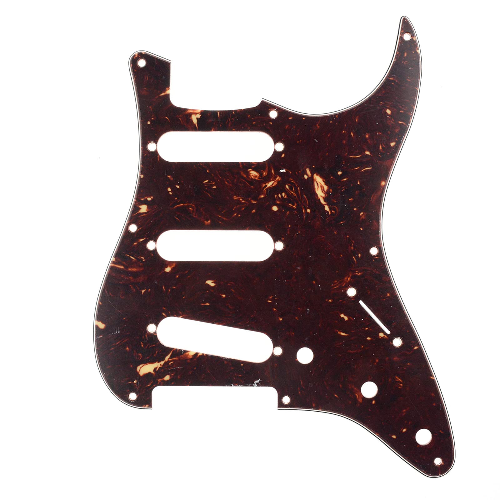 Fender 099 1349 4 Ply Tortoise Shell 8 Hole Mount S/S/S Stratocaster Pickguard