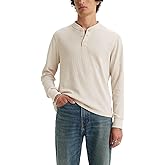 Levi's Mens Long Sleeve Thermal 3 Button Henley