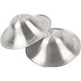 Silver Nursing Cups - Nipple Shields for Nursing Newborn - Breastfeeding Essentials - Newborn Essentials - 925 Silver Nipple Covers (Regular)