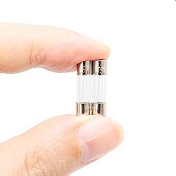 SIXQJZML 10 Pack F5AL Fast-Blow Fuse 5A Max 5 amp