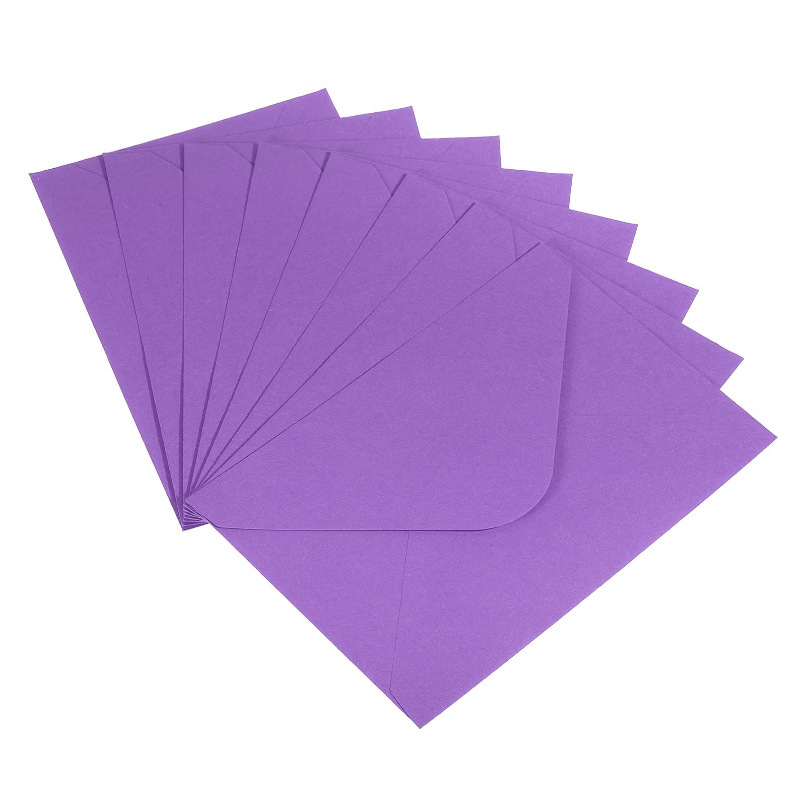 PATIKIL Mini Envelopes, 50 Pack Gift Cards Business Cards Envelope for Greeting Weddings, Purple