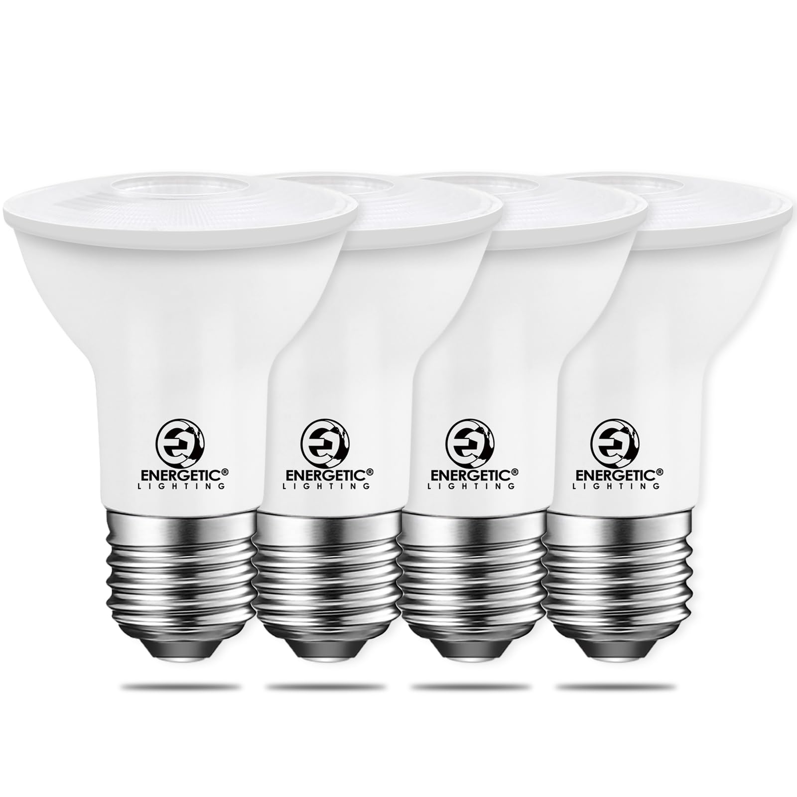 Photo 1 of Energetic 4 Pack PAR20 LED Bulbs 50W Equivalent 5W Dimmable, 3000K Warm White 460 Lumen E26 Medium Base Indoor Outdoor Spot Light Bulb Flood Light Bulb