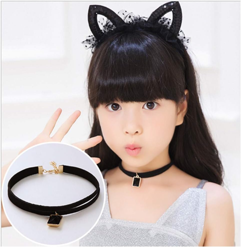 Amazon Mgqfy チョーカーネックレス 6個 ガールズ レース チョーカー ゴシック 小さな子供用 ファッション ジュエリー ネックレスセット ブラック K001 ネックレス おもちゃ Amazon Mgqfy チョーカーネックレス 6個 ガールズ レース チョーカー ゴシック 小さな子供用 ファッション ジュエリー ネックレスセット ブラック K001 ネックレス おもちゃ