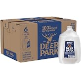 Natural Spring Water 1 Gallon 6 Pack &ndash; Bulk Waterbottles for Drinking, Cooking &amp; Everyday Hydration | Large Bottled Water Gallon Case Spring WaterGallon (Case of 6)