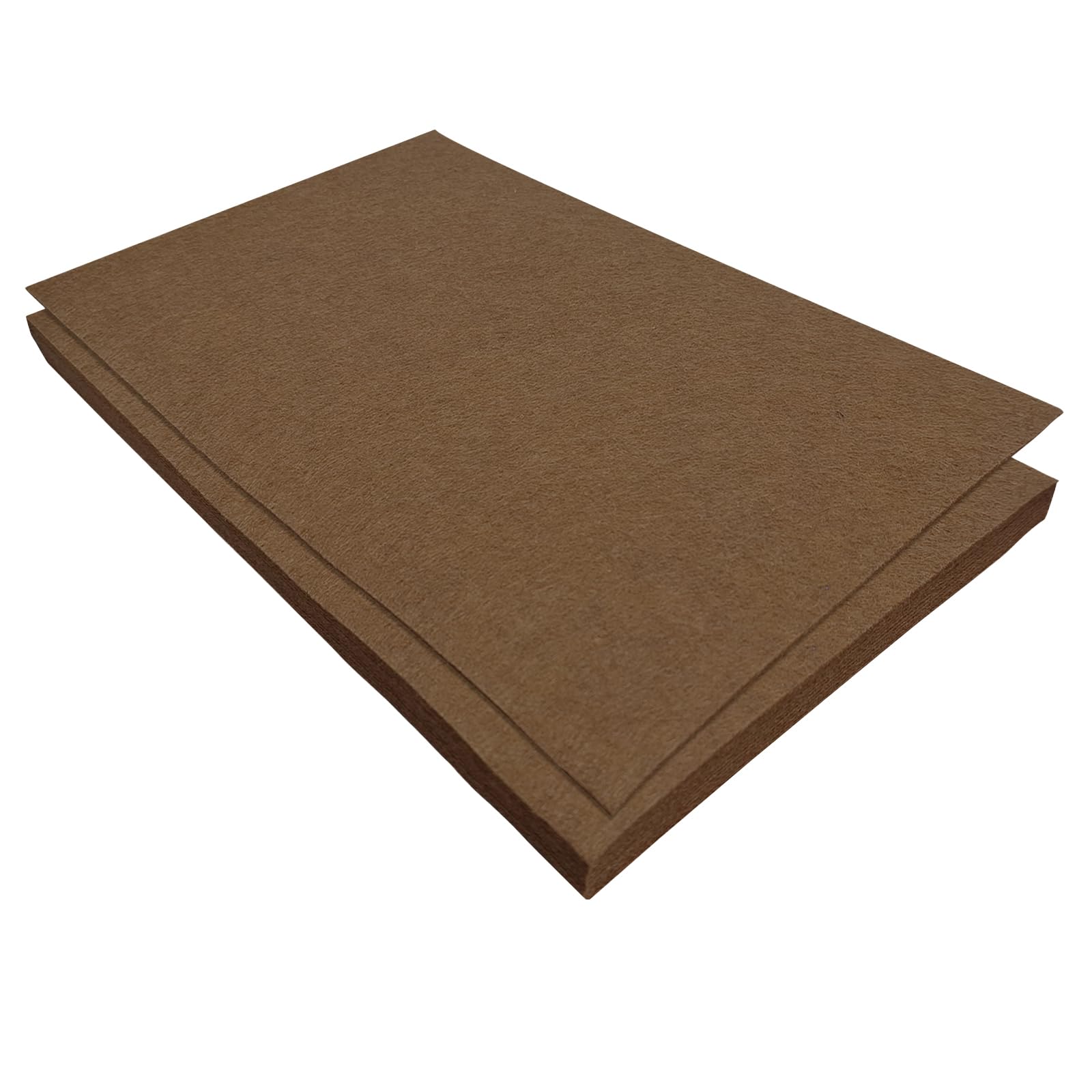 Jtnohx Stiff Felt Sheets, 11 Pcs Felt Fabric, 17.78×28.7cm Colour Fabric Square for Crafts, Craft Material for Sewing (Dark Brown) — image 1