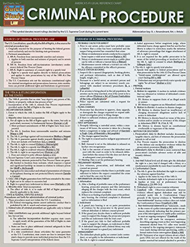 Criminal Procedure (Quick Study Law)