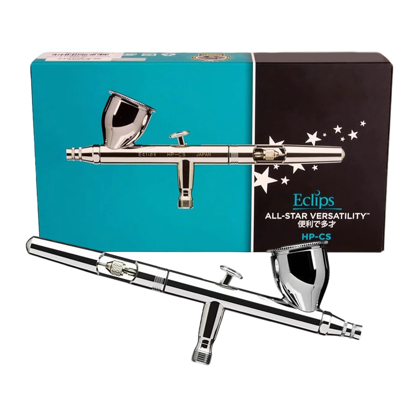 Photo 1 of HP-CS Dual Action Airbrush – Gravity Feed with E3 Nozzle, 0.24 oz Cup – High-Flow Atomization for Fine Detail & Wide Coverage – Ideal for Model Painting, Art, Cosplay & More