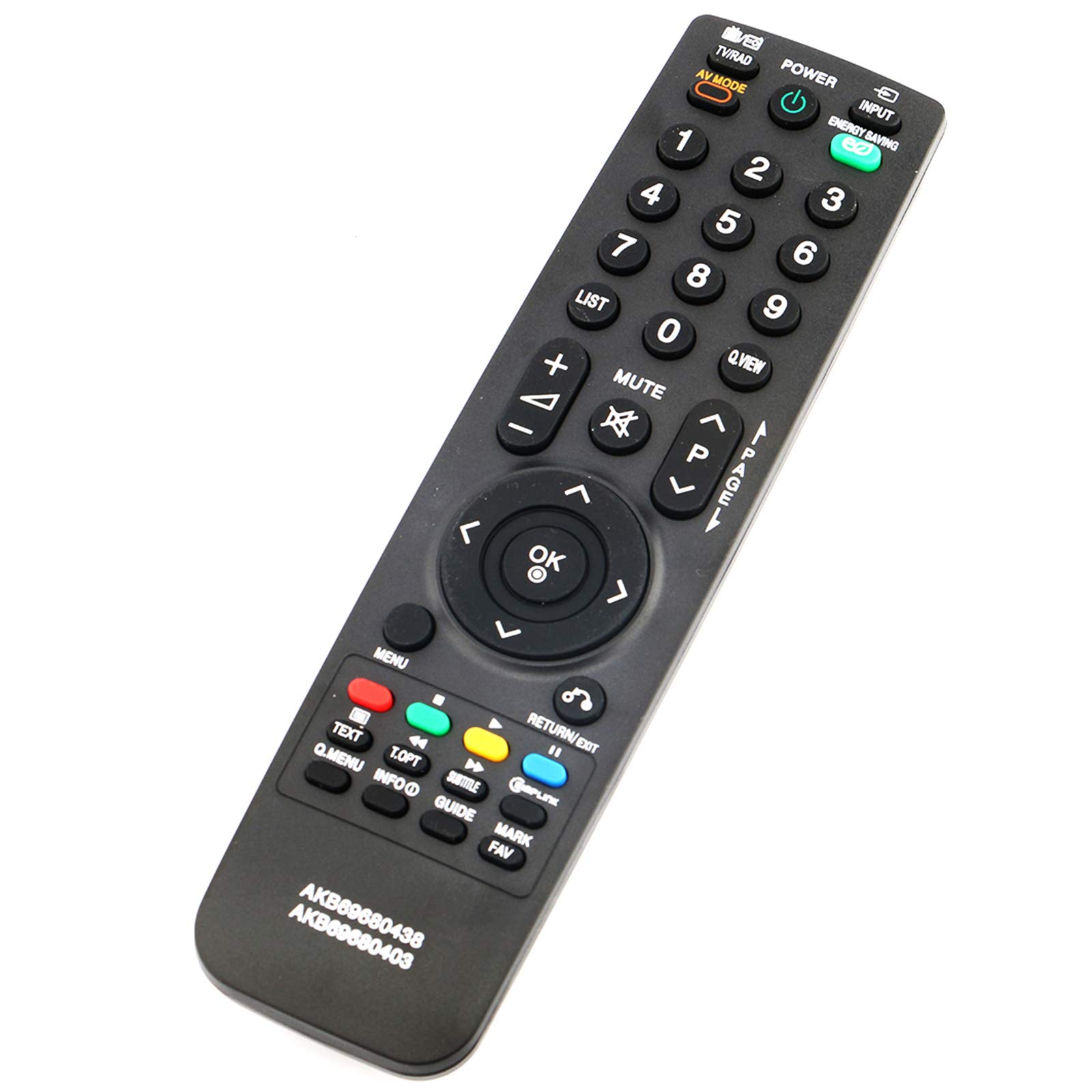 VINABTY AKB69680403 AKB69680438 Replacement Remote Fit for LG LCD TV 19LU4010 19LU5000 19LU5010 19LU5020 19LH2000 19LH2020 22LG3100 22LH2000 19LU4000 22LU5000 22LU5010 22LU5020 26LG3100 26LH2000